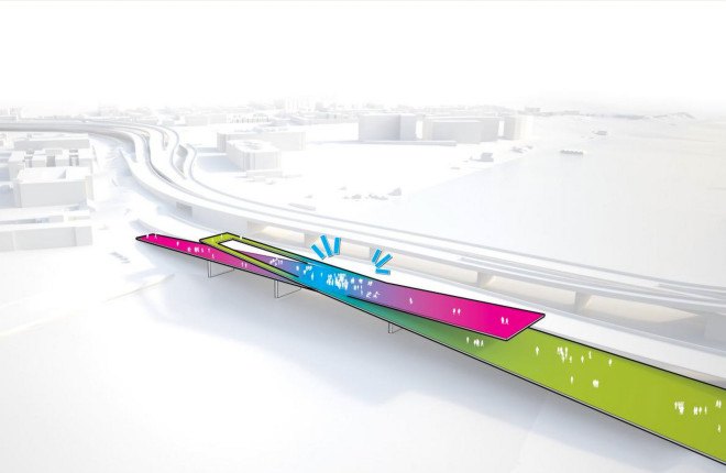 Washington DC Bridge, Washington DC bridge park, OMA + OLIN, urban park, urban design, DC park, DC bridge, elevated park,