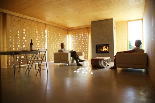 TICA Architecture, 2 in 1: Intergenerational House, energy efficient architecture, France, French architecture, cross-laminated timber, geothermal energy, south-facing rooms, Vaux-sur-Mer, bioclimatic design, bioclimatic architecture