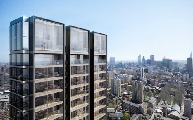 Foster + Partners, 250 City Road London, London, London high-rise, London towers, Norman Foster, bike parking, bike paths, bike lanes, cycle-friendly architecture, green transportation, mass transport