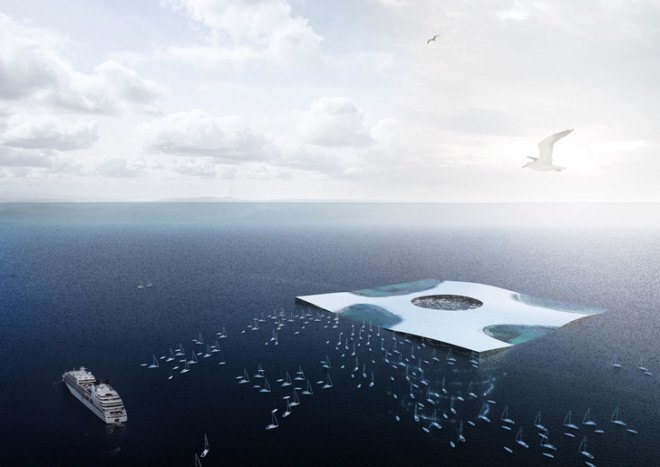 green design, eco design, sustainable design , BIODIVERSITY[CITY], Quentin Perchet, Thomas Yvon, Zarko Uzlac, Jacques Rougerie Foundation, International Architecture Competition, artificial island, artificial reef