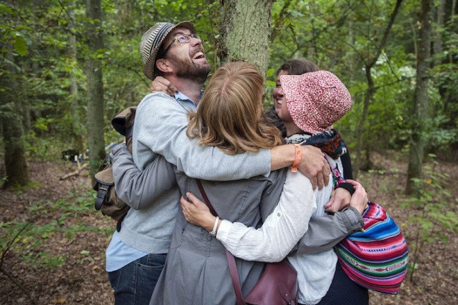 Boom Boom, Studio Toer, The Great Wide Open music festival, tree, soundscapes, Boom Boom project, Vlieland, Netherlands, interactive art installation, interactive forest, art installation