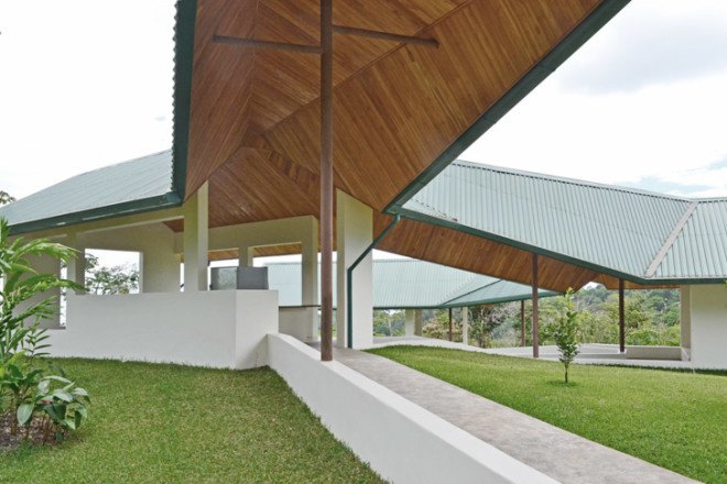 Costa Rica, OBRA Architects, Villa OSA, forest house, family home, walled gardens, symmetry, green architecture