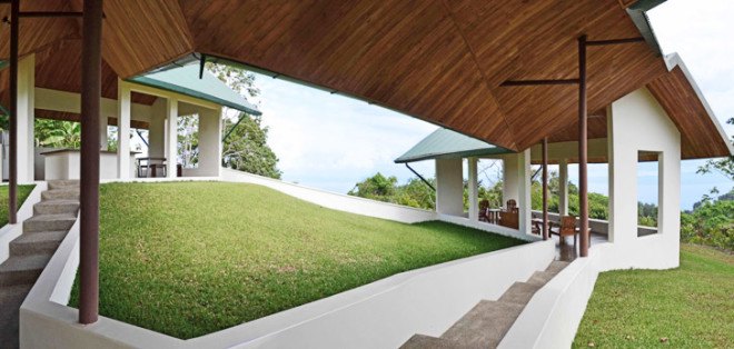 Costa Rica, OBRA Architects, Villa OSA, forest house, family home, walled gardens, symmetry, green architecture