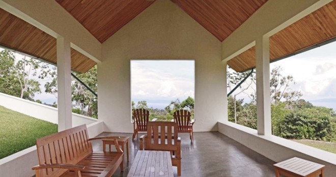 Costa Rica, OBRA Architects, Villa OSA, forest house, family home, walled gardens, symmetry, green architecture