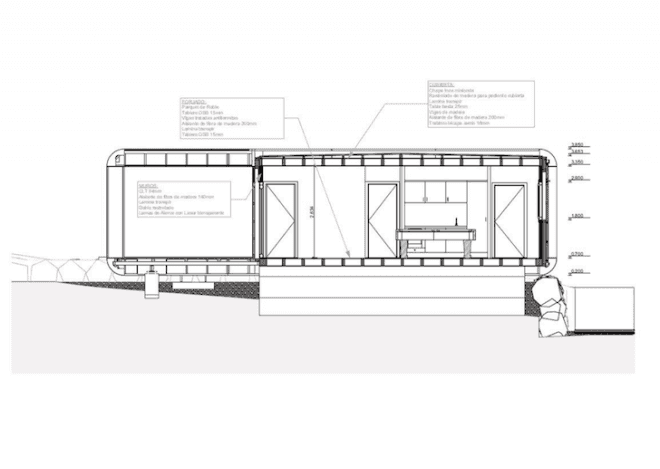 smartphone, NOEM, Ecological House 3.0, smartphone, automated home, energy efficient, renewable materials, local materials, energy efficiency, energy efficient home, modular home, prefab, prefab home, wireless, bioclimatic, modules, wood, laminated wood, solid structural panels, wood fiber panels, high performance glass, passive home