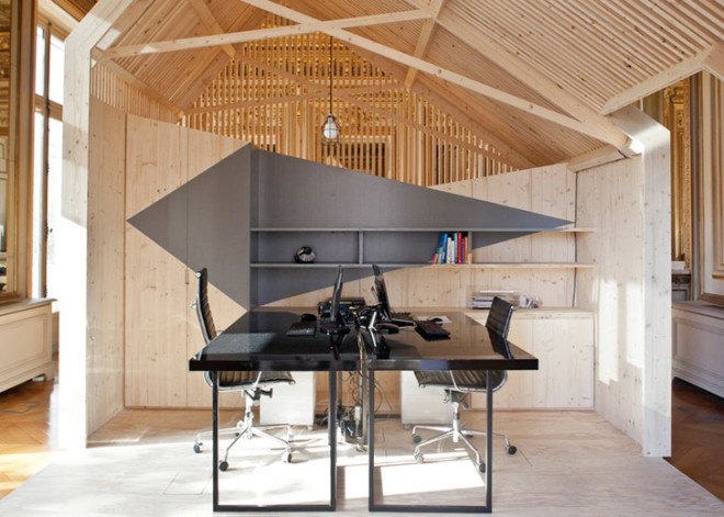 Estelle Vincent, Ekimetrics, Paris office building, Paris, green renovation, office renovation, wooden structure, wooden installation, marketing agency, meeting space, office