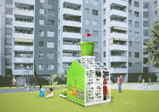 harvesting system, Antonio Scarponi, reader submitted content, urban farming, greenhouse, urban gardening, conceptual devices