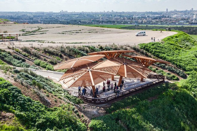 garbage mountain, ayalon park, hiriya landfill, hiriya, ariel sharon park, peter latz, peter latz landscape architecture, urban planning, recycling facility, transfer station, largest recycling facility in the world, world's largest recycling plant, Ben Gurion International Airport, Tel Aviv, Israel, Ariel Sharon, bioplastic, hiriya landfill, landfills, public parks, international parks, design competitions