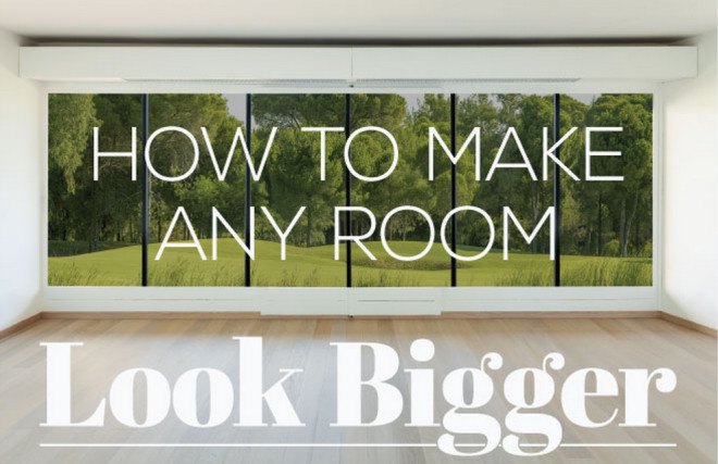 good to be home, make a room look bigger, small living, small space living tips, how to make a small room look bigger