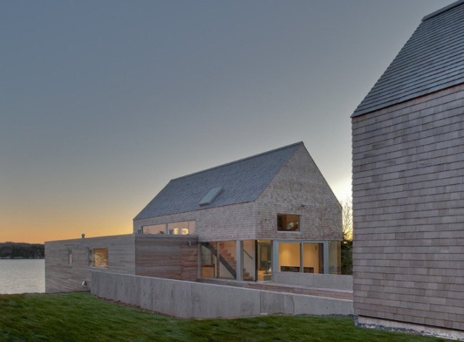 MacKay-Lyons Sweetapple Architects, Martin-Lancaster House, cedar-clad home, cedar home, passive solar, passive solar architecture, passive architecture,