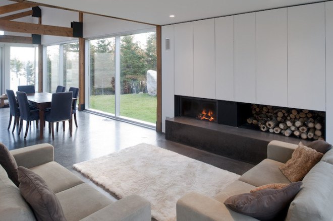 MacKay-Lyons Sweetapple Architects, Martin-Lancaster House, cedar-clad home, cedar home, passive solar, passive solar architecture, passive architecture,