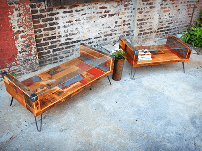 recycled brooklyn, reclaimed wood, reclaimed wood brooklyn, reclaimed furniture nyc, reclaimed furniture, eco-friendly furniture nyc, custom wood furniture nyc, the meatball shop, meatball shop nyc, meatball shop furniture, meatball shop custom dining sets, matt and steve loftice, matthew and steven loftice, salvaged furniture brooklyn ny