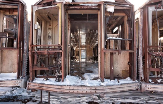 green design, eco design, sustainable design, decommissioned NYC subway cars, artificial reef, Stephen Mallon, subway car reef, New York City Subway