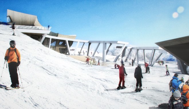 Daniel Libeskind, Lithuania, Liepkalnis Ski Hill, Beacon, Baltic region, Vilnius, ski attraction, ski destination, Lithuanian landscape, Vilnius Beacon, multipurpose destination, canopy
