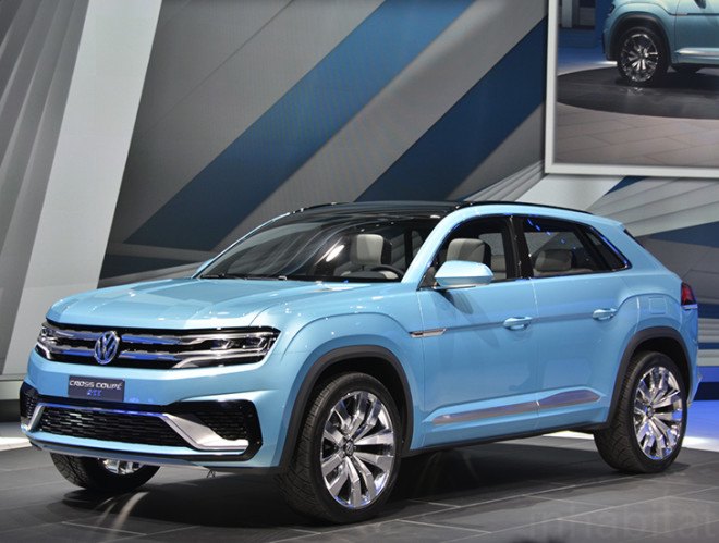 volkswagen Cross Coupe GTE, Cross Coupe GTE, volkswagen, vw, hybrid, hybrid car, hybrid-electric car, vw hybrid, volkswagen hybrid, green transportation, green design, sustainable design, detroit auto show, naias, naias 2015, 2015 detroit auto show, green automotive, plug-in hybrid, hybrid SUV