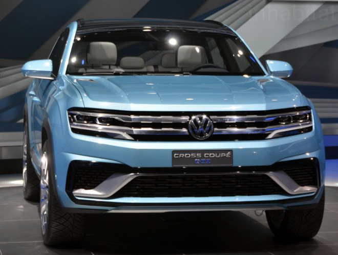 volkswagen Cross Coupe GTE, Cross Coupe GTE, volkswagen, vw, hybrid, hybrid car, hybrid-electric car, vw hybrid, volkswagen hybrid, green transportation, green design, sustainable design, detroit auto show, naias, naias 2015, 2015 detroit auto show, green automotive, plug-in hybrid, hybrid SUV