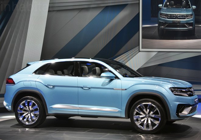 volkswagen Cross Coupe GTE, Cross Coupe GTE, volkswagen, vw, hybrid, hybrid car, hybrid-electric car, vw hybrid, volkswagen hybrid, green transportation, green design, sustainable design, detroit auto show, naias, naias 2015, 2015 detroit auto show, green automotive, plug-in hybrid, hybrid SUV