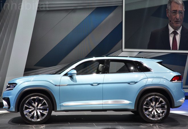 volkswagen Cross Coupe GTE, Cross Coupe GTE, volkswagen, vw, hybrid, hybrid car, hybrid-electric car, vw hybrid, volkswagen hybrid, green transportation, green design, sustainable design, detroit auto show, naias, naias 2015, 2015 detroit auto show, green automotive, plug-in hybrid, hybrid SUV