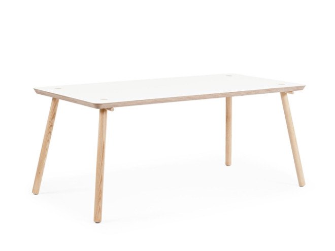 Reinier de Jong, Stip, birch plywood, ash, wood furniture, Stip table, dining table, reader submitted content, craftsmanship, furniture design, reader submitted content