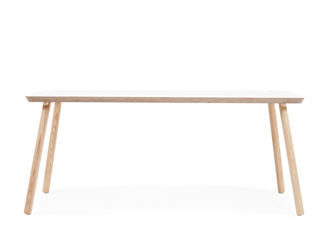 Reinier de Jong, Stip, birch plywood, ash, wood furniture, Stip table, dining table, reader submitted content, craftsmanship, furniture design, reader submitted content