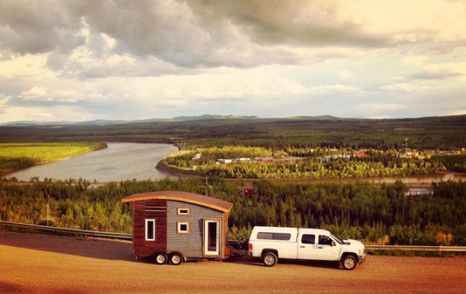 FSC wood, reclaimed materials, tiny house, Yukon, Pelly crossing, Lunos E2 heat recovery ventilator, heat recovery ventilator, LED light, touch dimmers, custom murphy bed, tiny home, micro house, tiny mobile home, Yukon College, Leaf House, version.3, version.3 house, Leaf House Small Space Design & Build, vacuum insulated panels