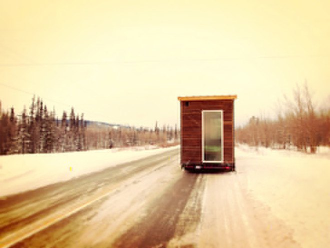 FSC wood, reclaimed materials, tiny house, Yukon, Pelly crossing, Lunos E2 heat recovery ventilator, heat recovery ventilator, LED light, touch dimmers, custom murphy bed, tiny home, micro house, tiny mobile home, Yukon College, Leaf House, version.3, version.3 house, Leaf House Small Space Design & Build, vacuum insulated panels