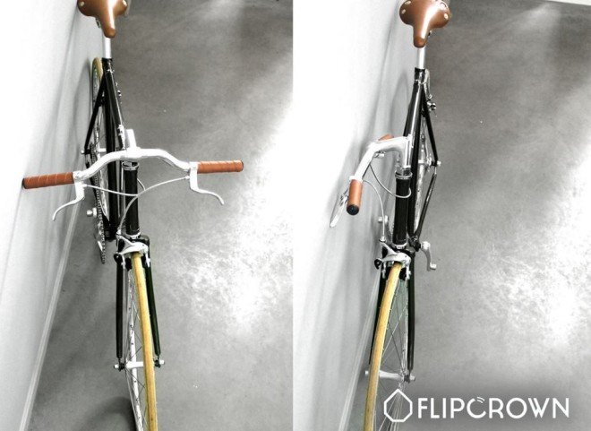 flipcrown, indiegogo, bicycles, bicycle storage, bicycle handlebars, rob de Schutter, Patrick Jacquet, reader submitted content
