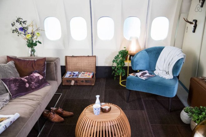 airbnb, micro cabin in NY, Adam Frezza and Terri Chiao, treehouse for rent, IKEA store, Moroccan-inspired Cabin, Sleep in a Beer Barrel, Converted Plane in Amsterdam, KLM, temporary accomodation, room rent