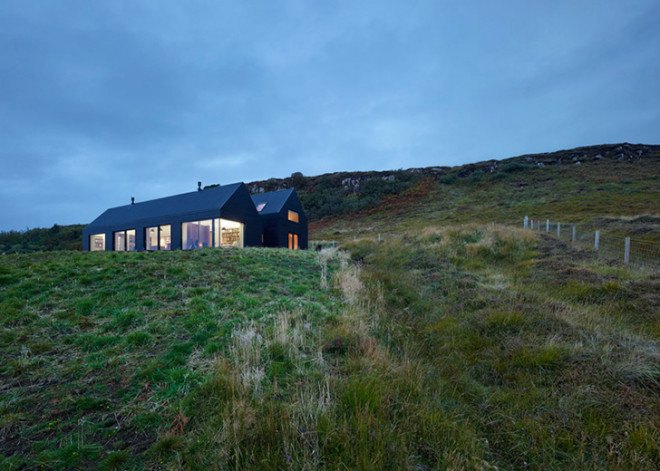 Black Colbost House, Black houses, Isle of Skye, Dualchas Architects, Dualchas Architects Colbost, Dualchas Architects black house, Dualchas Architects Isle of Skye, Isle of Skye architecture, black home, minimalist design, clean design, clean architecture, black architecture