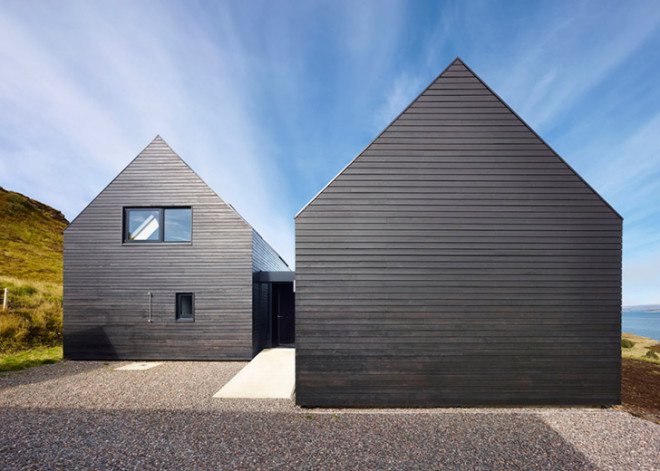 Black Colbost House, Black houses, Isle of Skye, Dualchas Architects, Dualchas Architects Colbost, Dualchas Architects black house, Dualchas Architects Isle of Skye, Isle of Skye architecture, black home, minimalist design, clean design, clean architecture, black architecture