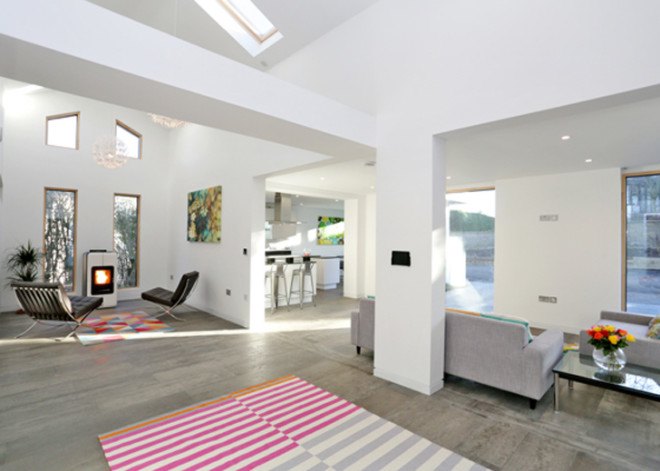 Schoolmasters, Build Different, Schoolmasters house living room, prefabricated living room