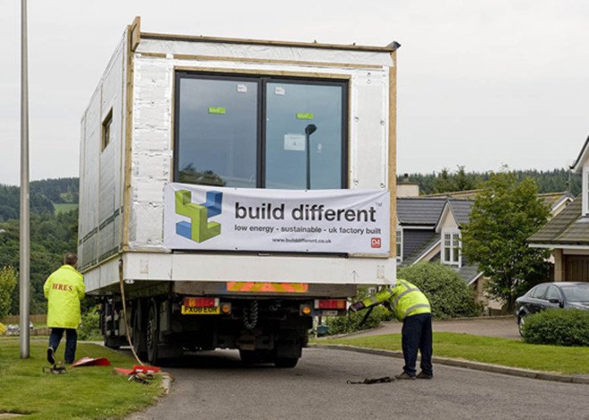 Schoolmasters, Build Different, Schoolmasters house transported, prefab transport, modular prefab