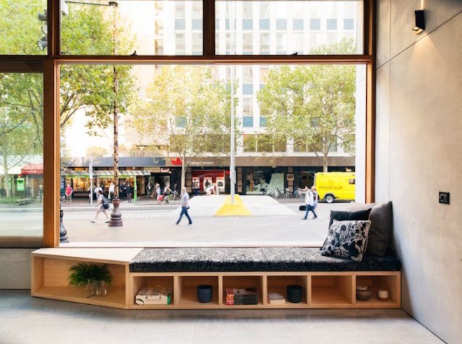 Archiblox, sunroom, carbon positive house, carbon positive, prefab, prefab house, carbon positive prefab, Melbourne, Australia, in-ground tubes, green roof, rainwater recycling, sustainably sourced materials, vertical, modular cabinets, double glazed facade, solar gain, passive design