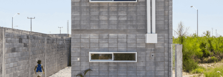 Casa Caja, Box House, S-AR Arquitectura, Comunidad Vivex, Monterrey, Mexico, affordable housing, concrete housing, low-cost housing, Mexico housing