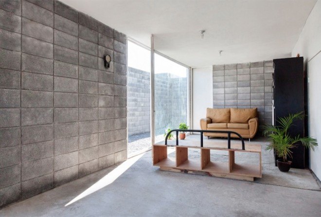 Casa Caja, Box House, S-AR Arquitectura, Comunidad Vivex, Monterrey, Mexico, affordable housing, concrete housing, low-cost housing, Mexico housing