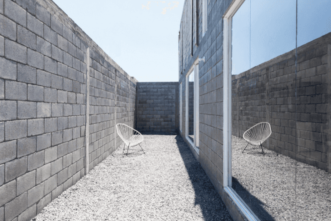 Casa Caja, Box House, S-AR Arquitectura, Comunidad Vivex, Monterrey, Mexico, affordable housing, concrete housing, low-cost housing, Mexico housing