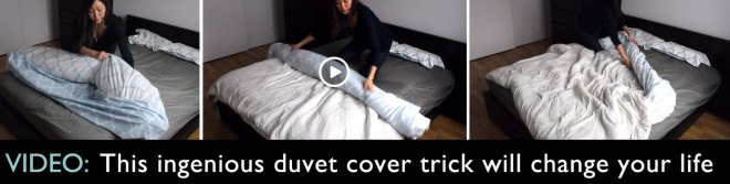 Amazing Duvet Cover Trick