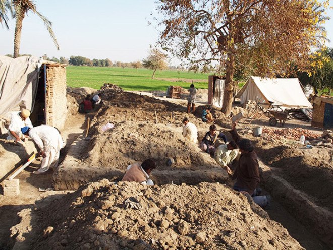 Earthen brick making, earth bricks, Earth Home Project, The Earth Home Project, Pakistan