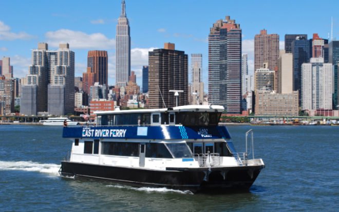 Mayor Bill de Blasio, mayor, State of the City address, new ferry service nyc, expanded ferry service, east river ferry, public transportation new york city
