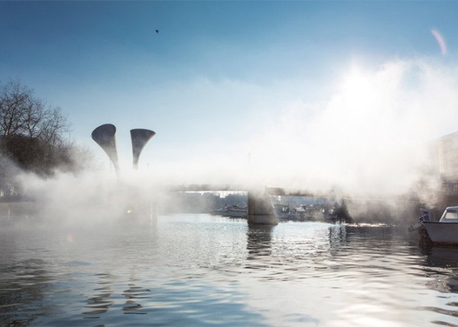 Fog Bridge Bristol, Fujiko Nakaya, Art and Architecture, Fog Bridge, Fog Landscape, Immersive art, climate change, Bristol European Green Capital