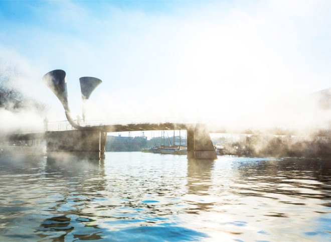 Fog Bridge Bristol, Fujiko Nakaya, Art and Architecture, Fog Bridge, Fog Landscape, Immersive art, climate change, Bristol European Green Capital