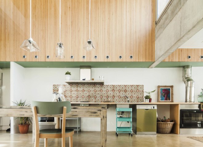 House Carrer Migdia, Sau Taller d’Arquitectura, Barcelona, concrete, daylit home, Barcelona house, residential architecture, timber, glass, natural ventilation, passive house