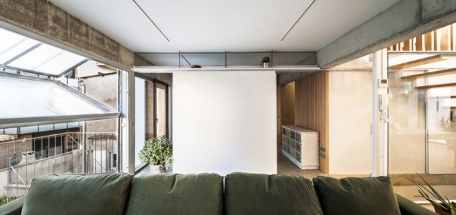 House Carrer Migdia, Sau Taller d’Arquitectura, Barcelona, concrete, daylit home, Barcelona house, residential architecture, timber, glass, natural ventilation, passive house