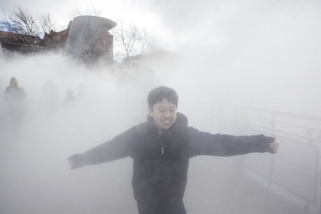 Fog Bridge Bristol, Fujiko Nakaya, Art and Architecture, Fog Bridge, Fog Landscape, Immersive art, climate change, Bristol European Green Capital