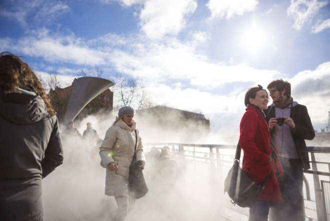Fog Bridge Bristol, Fujiko Nakaya, Art and Architecture, Fog Bridge, Fog Landscape, Immersive art, climate change, Bristol European Green Capital