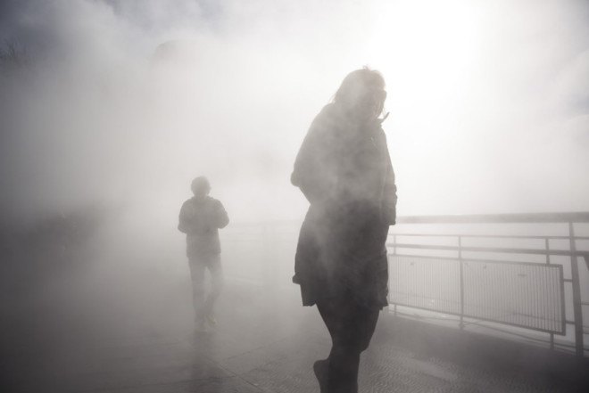 Fog Bridge Bristol, Fujiko Nakaya, Art and Architecture, Fog Bridge, Fog Landscape, Immersive art, climate change, Bristol European Green Capital