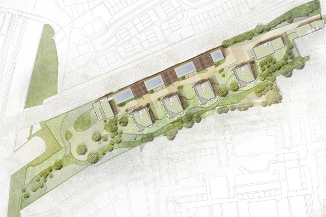 Jestico + Whiles, Caledonian Road, residential development, Jestico + Whiles, Standerwick Land Design, Telford Homes, landscaping, green architecture