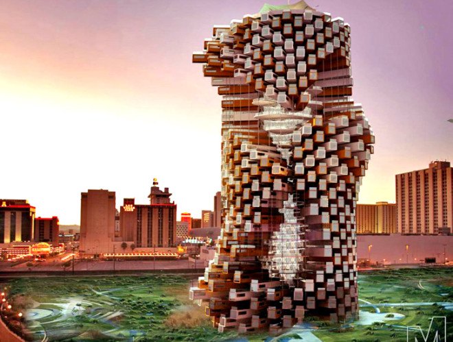 Los Angeles M-Rad, M-Rad Studio, Matthew Rosenberg, Las Vegas, Los Angeles, climate change, ecological footprint, eco-conscious, green tower, mix-use tower, green architecture
