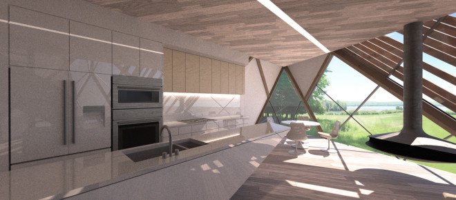 MU Architects, the Giants of Bigwin, architecture, Lake of Bays, Canada, Bigwin island housing competition, Bigwin golf club, prefab architecture, prefab design, Bigwin Island Block 78 Invited Design Competition, tee pees, hut designs, green design