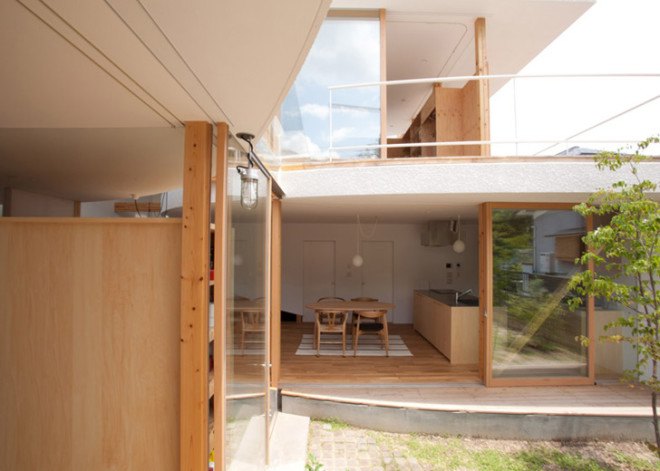 house in Shiga, Japan, Japanese architects, organic architecture, sculptural architecture, timber, timber frame, wooden architecture, Tsuyoshi Kawata